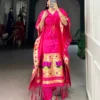 Latest WMN 3801 Jacquard Zari Weaving Work Western Wholesale 2026
