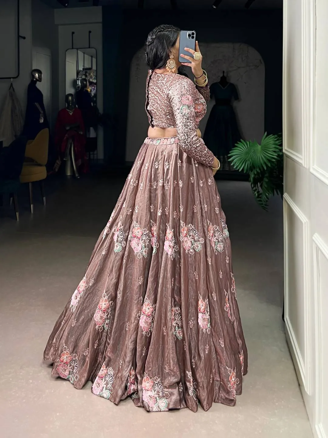 Launching WMN 1143 Fendi Embroidery Work Lehenga Blouse Wholesale 2026