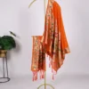 Beautiful WMN 4015 Jacquard Weaving Zari Work Dupatta Wholesale 2026