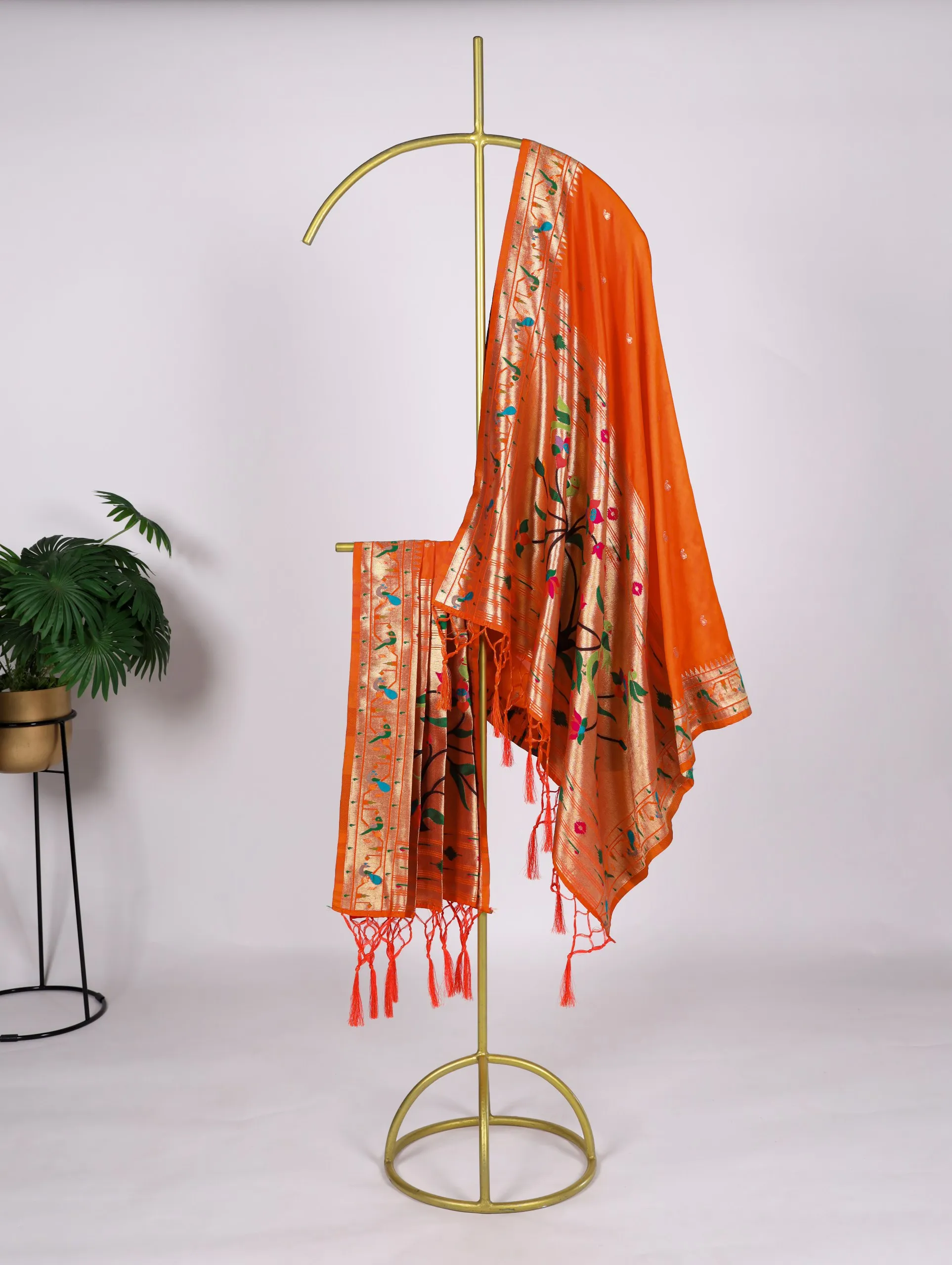 Beautiful WMN 4015 Jacquard Weaving Zari Work Dupatta Wholesale 2026
