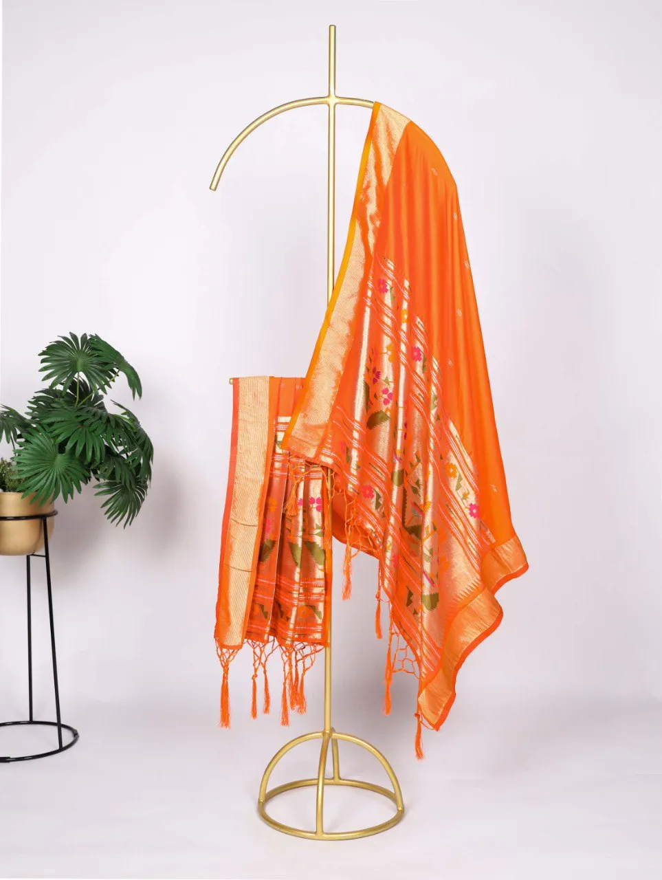 Latest WMN 4003 Jacquard Weaving Zari Work Dupatta Wholesale 2026