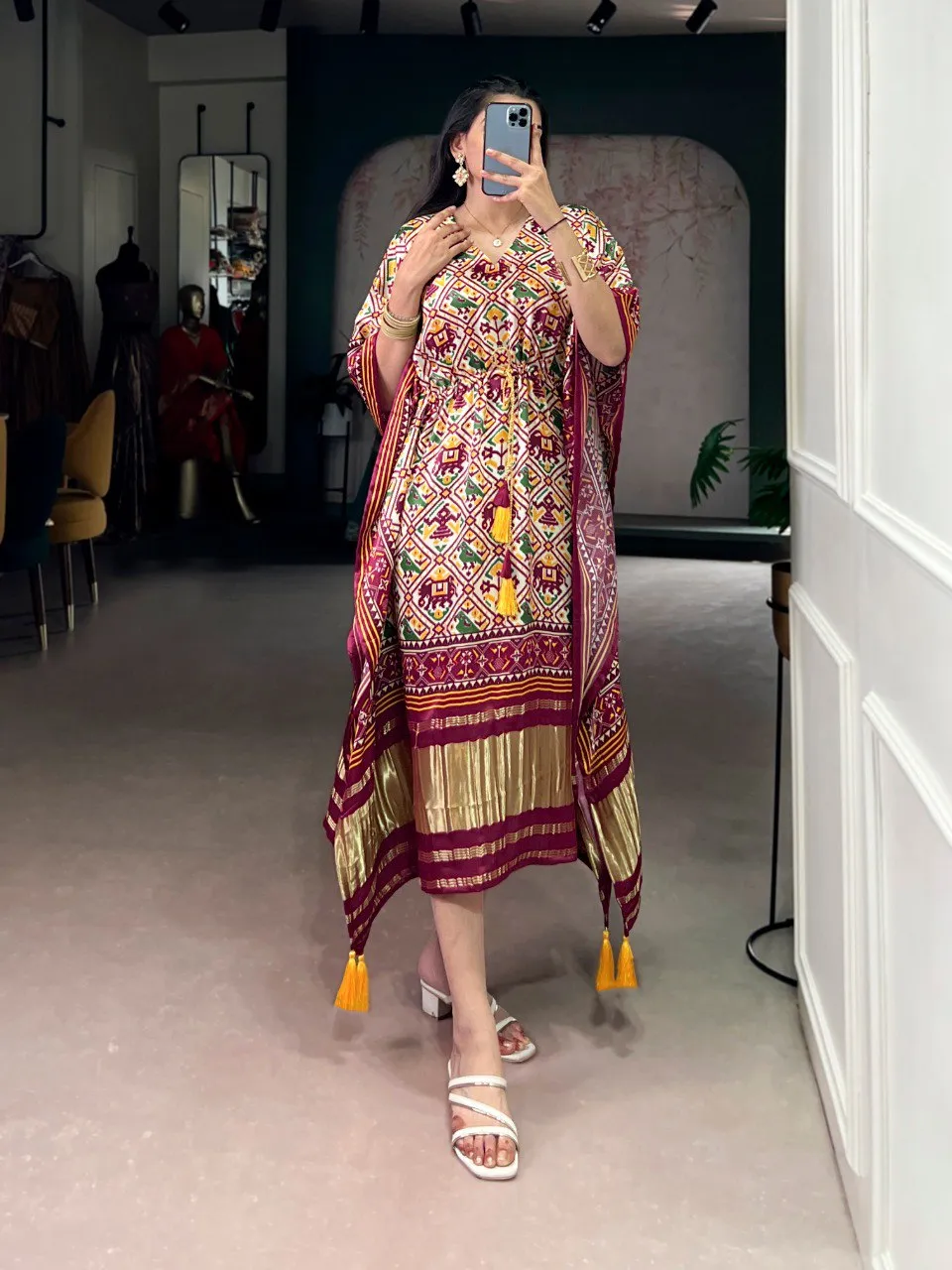 Latest WMN 3001 Gaji Silk Printed Western Wholesale 2026