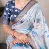 Buy WMN 7024 Tasar Silk Floral Printeded Saree Wholesale 2026