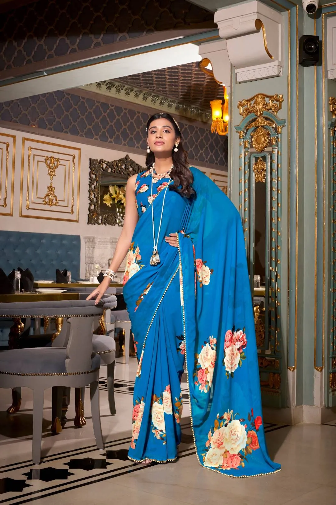 Launching WMN 7007 Nirzari Georgette Printed Saree Wholesale 2026