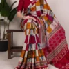 Beautiful WMN 7045 Viscose Chanderi Printed Saree Wholesale 2026