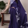 Latest WMN 7054 Satin Silk Floral Printed Saree Wholesale 2026