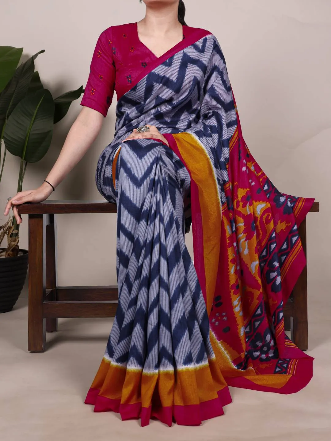 Stylish WMN 7043 Tasar Silk Printed Saree Wholesale 2026
