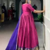 Beautiful WMN 5008 Aura Silk Weaving Festive Gown Wholesale 2026