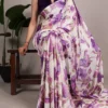Launching WMN 7008 Satin Silk Floral Printed Saree Wholesale 2026