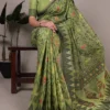Buy WMN 7414 Poly Cotton Thread Weaving Work Saree Wholesale 2026