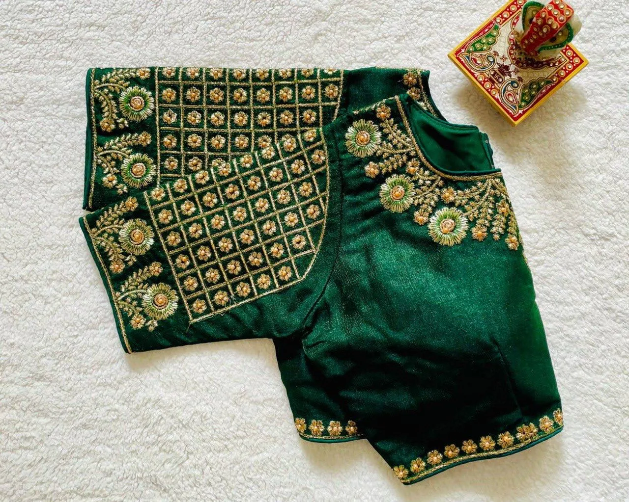 Beautiful Mrunal 278 Milan Silk Festival Readymade Blouse 2026