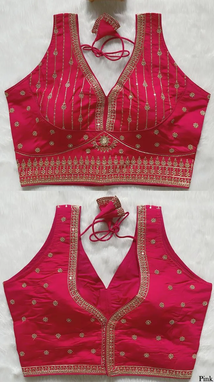 Buy Mrunal 303 Radha Embroidery Work Readymade Blouse 2026
