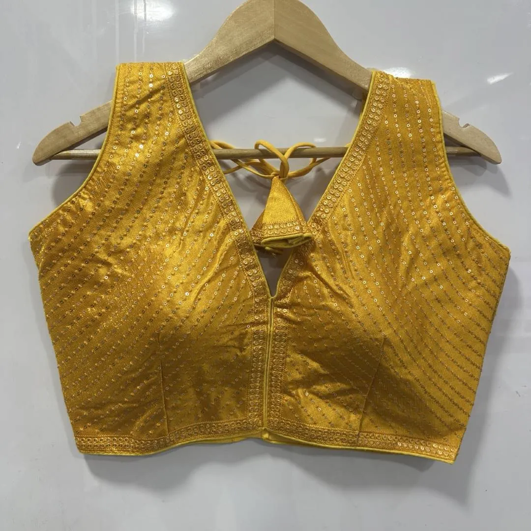 Beautiful Mrunal 300 Roman Silk Embroidery Party Wear Readymade Blouse 2026