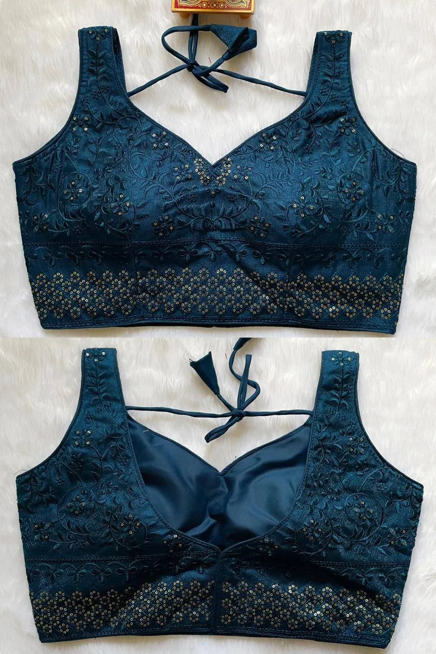 Latest Mrunal 294 Sitara Heavy Milan Silk Festival Readymade Blouse 2026