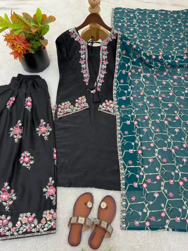 Buy Sabina 1708 Roman Glass Silk Embroidery Salwar Suit Wholesale 2026