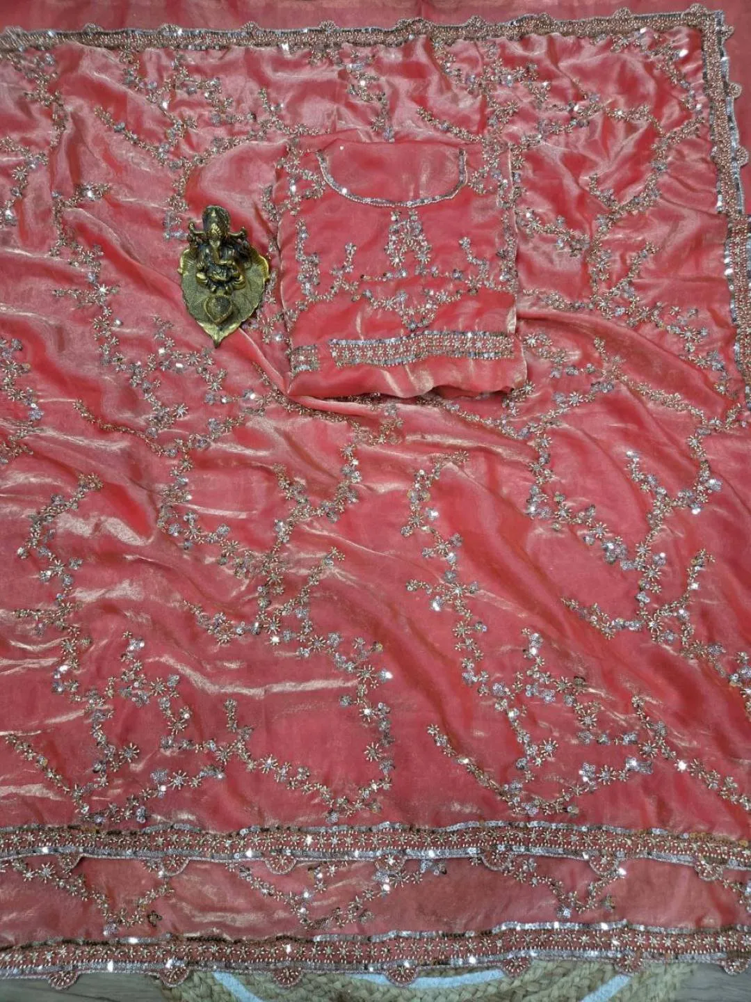 RC1 Kumari Space Silk Original Deeds Work Wedding Saree Wholesale