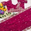 Beautiful RC1 Fox Blooming Trending Designer Embroidery Work Saree Wholesale Surat 2026