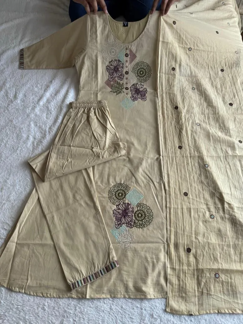 Stylish KR 401 Cotton Embroidery Work Festival Readymade Dress Wholesale Surat 2026