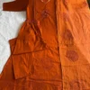 Latest KR 403 Cotton Orange Mirror Readymade Dress Wholesale Surat 2026