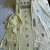 Launching KR 406 Cotton Light Yellow Mirror Hand Work Readymade Dress Wholesale Surat 2026