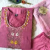 Buy KR 407 Mul Chanderi Hand Work Festival Readymade Dress Wholesale Surat 2026