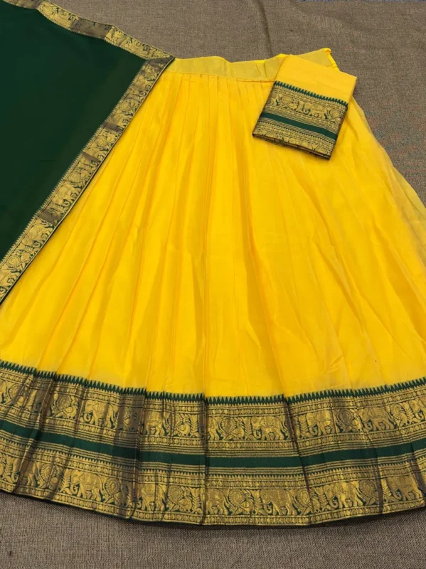 Launching Vally 87 Vol 2 Kanchi Cotton Weaving South Style Lehenga Saree Wholesale Surat 2026