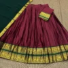 Stylish Vally 87 Vol 7 Kanjivaram Silk Zari Weaving Work South Style Lehenga Saree Wholesale Surat 2026