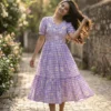 Stylish Moni 1257 Muslin Silk Gingham printed Readymade Kurti Wholesale Surat 2026
