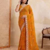Buy Kiara Georgette Bandhej Printed Festival Saree Wholesale Surat 2026