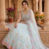 SBD 1688 Organza Silk Embroidery Work Party Wear Lehenga Choli Wholesale Surat