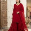 Latest BV 456 Georgette Sequence Embroidery Festival Sharara Suit Wholesale Surat 2026