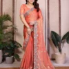 Stylish Kiara Oreva10 Fendy Chiffon Silk Embroidery Party Wear Saree Wholesale Surat 2026