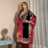 Beautiful C585 1410 Velvet Zari Embroidery Party Wear Pakistani Suit Wholesale Surat 2026
