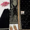 Beautiful C585 1415 Velvet Zari Embroidery Work Party Wear Sharara Suit Wholesale Surat 2026