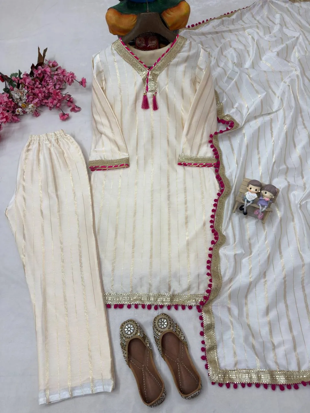 Beautiful C585 228 Chanderi Silk Office Wear Readymade Dress Wholesale Surat 2026
