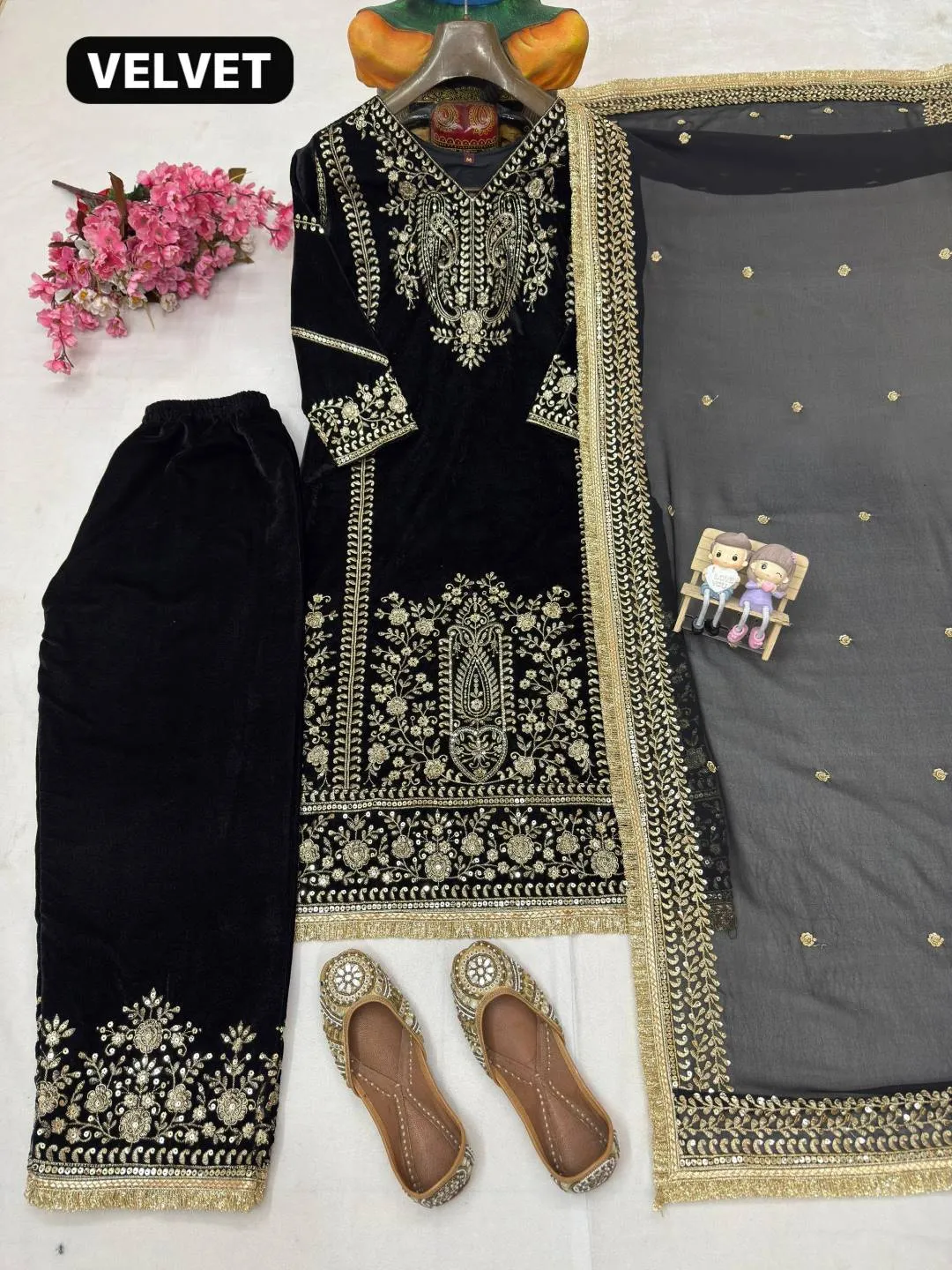 Latest C585 1416 Georgette Embroidery Festival Readymade Dress Wholesale Surat 2026