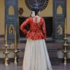 Stylish Mohini 7163 Cosmos Zari Embroidery Crop Top Wholesale Surat 2026