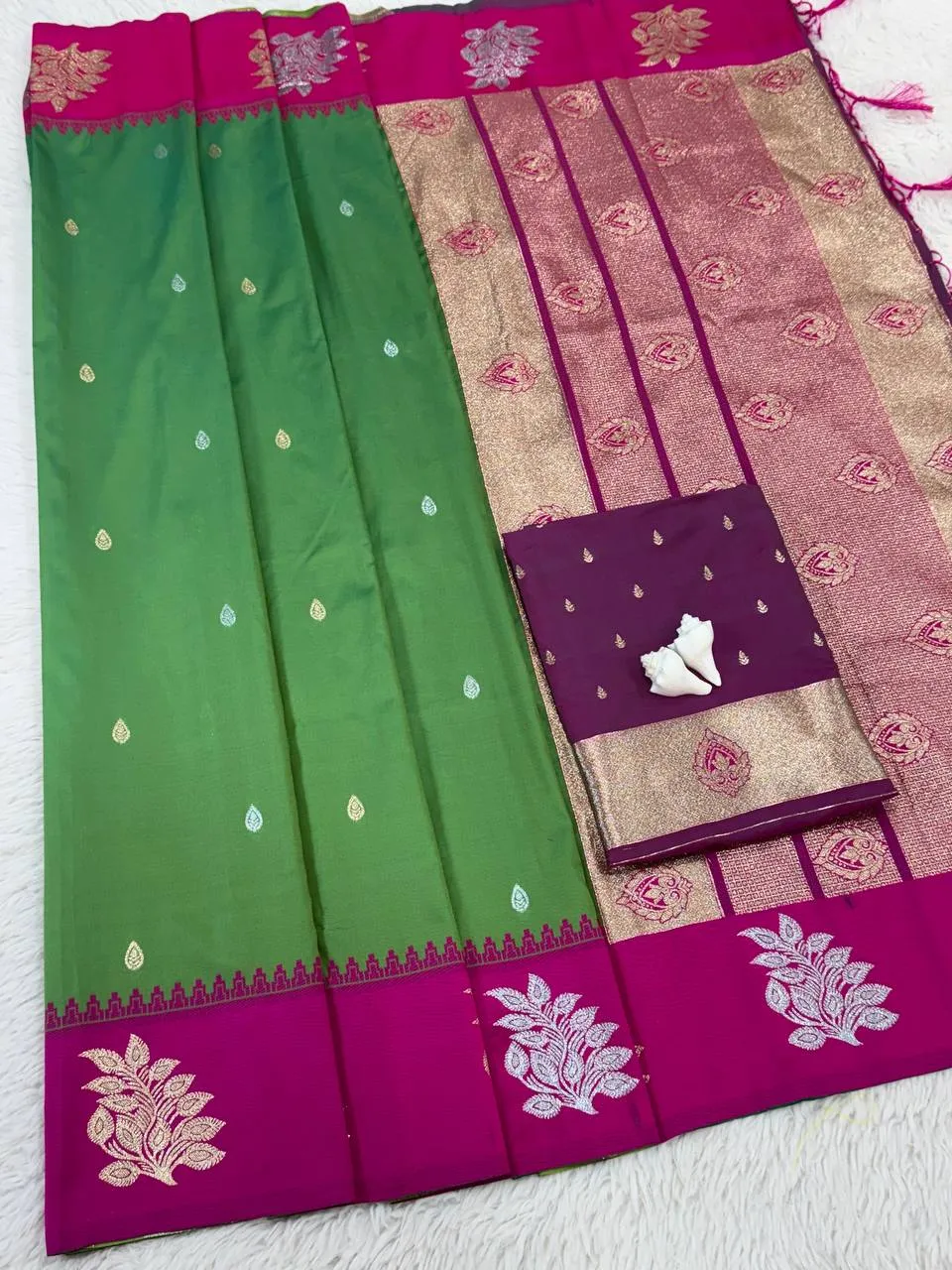 Latest WMS Soft Silk Zari Weaving Handloom Saree Wholesale Surat 2026