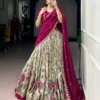 Launching WMN 1207 Tasar Silk Kalamkari Printed Embroidery Lehenga Choli Wholesale Surat 2026
