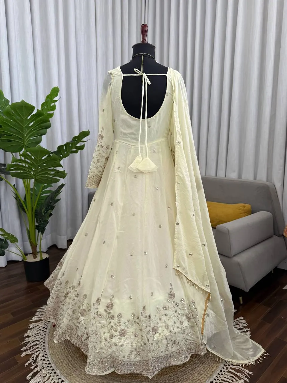 Latest Deepika 5993 Fendy Silk Micro Cotton Anarkali Gown Wholesale Surat 2026