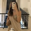 Stylish Deepika 6464 Gorgette Party Wear Saree Wholesale Surat 2026
