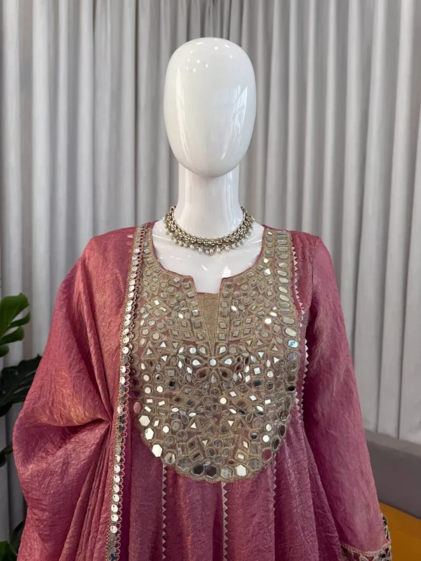 Stylish Deepika 6017 Gold Crush Mirror Work Readymade Dress Wholesale Surat 2026