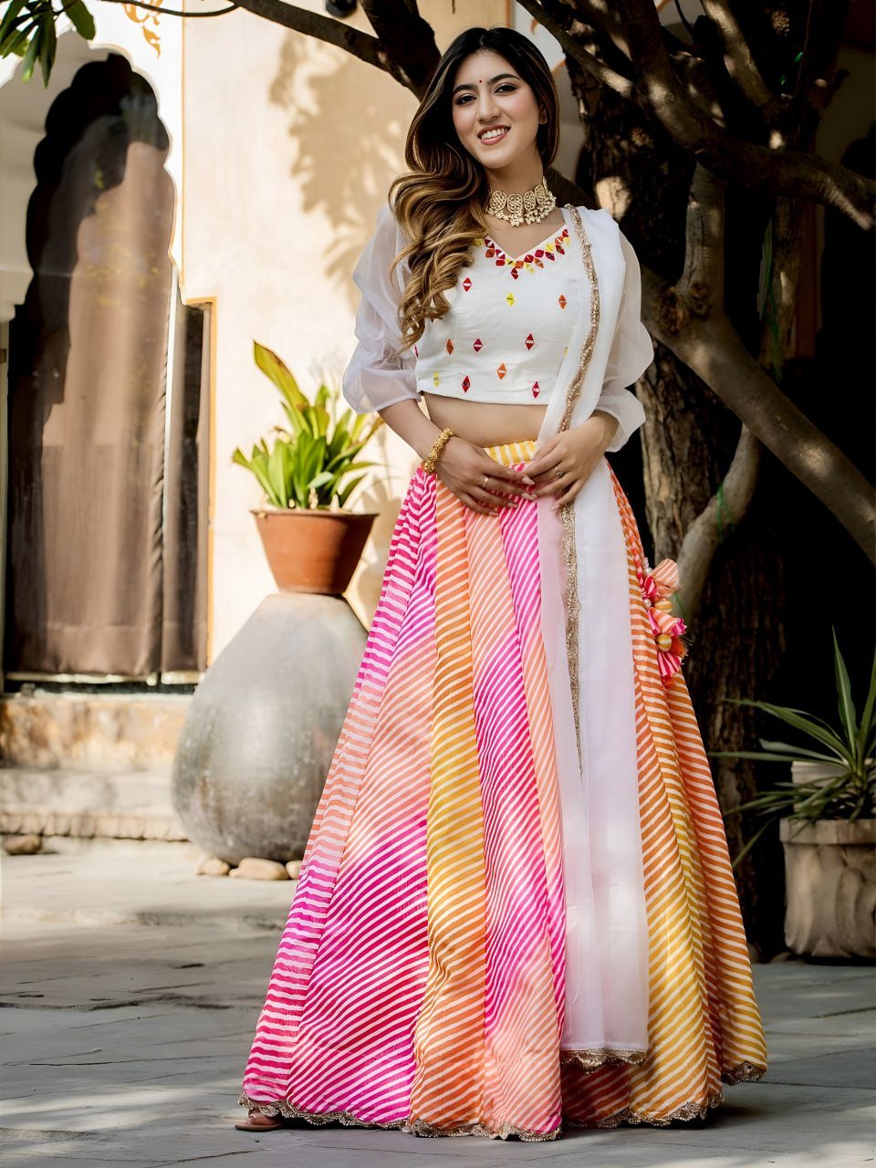 Zeel 15052 Organza Floral Printed Lehenga Choli Wholesale Surat
