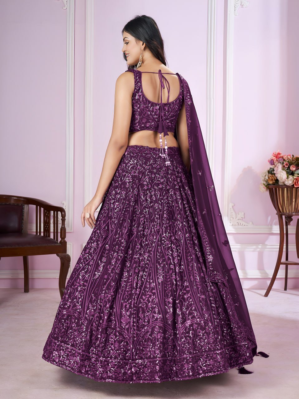 Zeel 5103 Soft Net Embroidery Work Wedding Wear Lehenga Choli Wholesale Surat