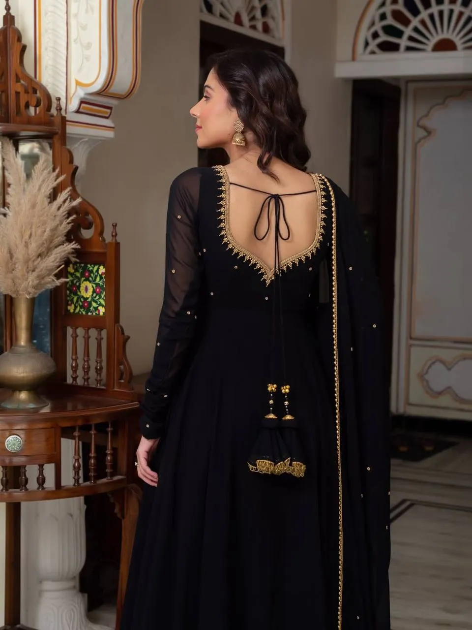 Launching STD 6120 Blooming Zari Work Anarkali Gown Wholesale Surat 2026