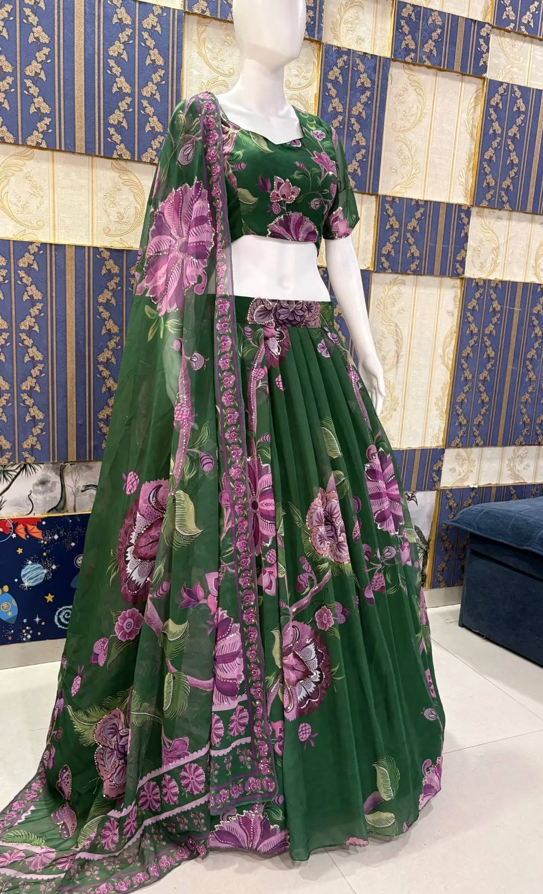 Buy SBD 1845 Georgette Printed Party Wear Lehenga Choli Wholesale Surat 2026
