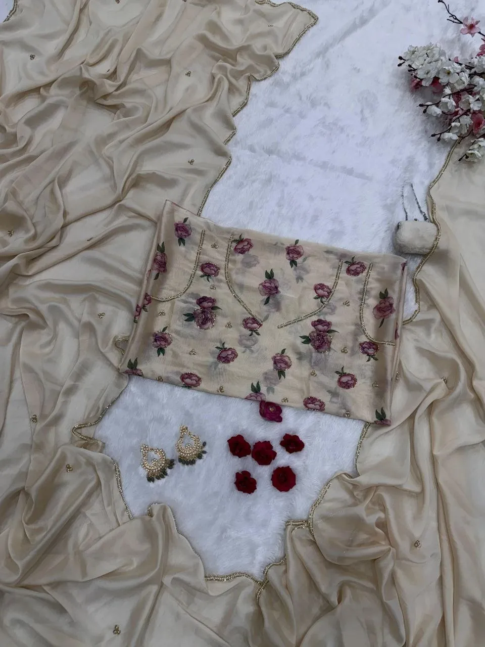 Buy SWT 1196 Rangoli Silk Hand Work Festival Saree Wholesale Surat 2026