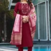 Latest Lila 115 Viscose Silk Embroidery Readymade Dress Wholesale 2026
