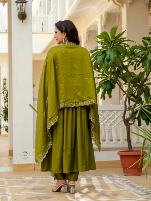 Stylish Lila 126 Roman Silk Mirror Work Readymade Dress Wholesale 2026