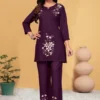 Latest Lila 132 Viscose Rayon Embroidery Co Ord Set Wholesale 2026